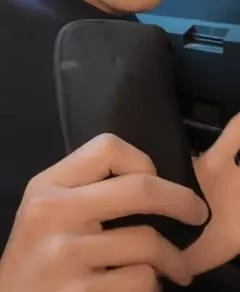 The small pouch that holds the TV stick